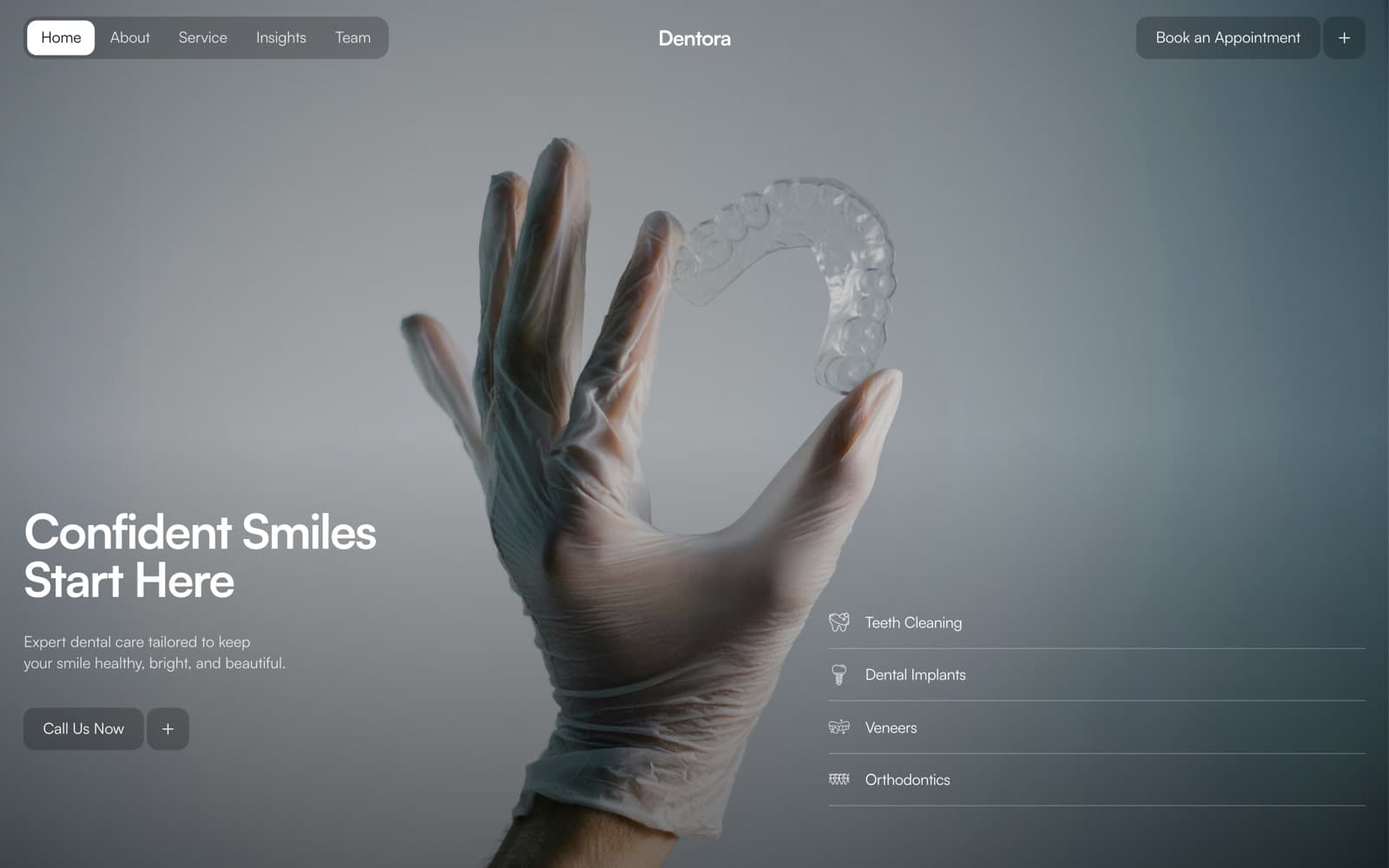 Dentora — home page